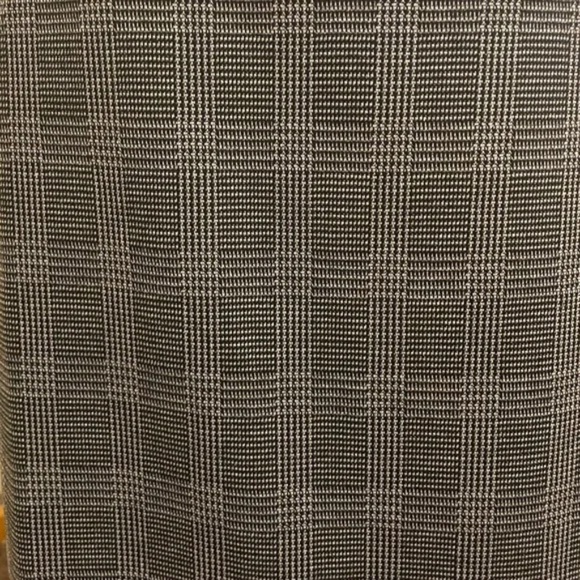 H&M bow front plaid midi pencil skirt M - Picture 4 of 7